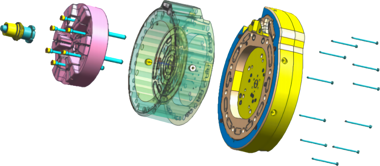 洗衣機滾筒后模 洗衣機滾筒后模