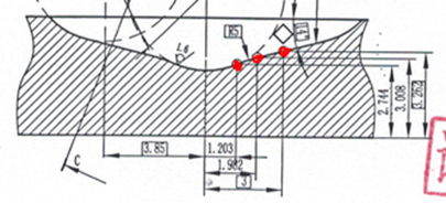 如何測量汽車剎車零部件異形槽中的三維曲線輪廓？