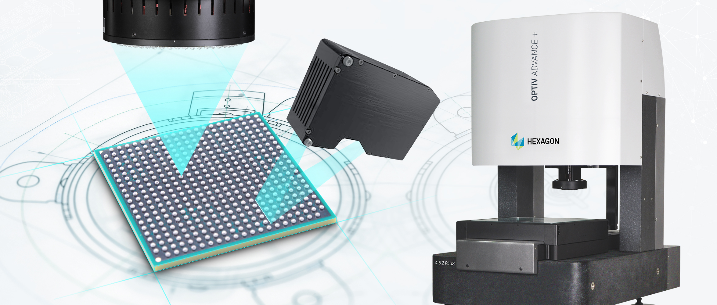 半導體行業案例 | 多傳感器技術集成，實現BGA錫球多特征快速測量