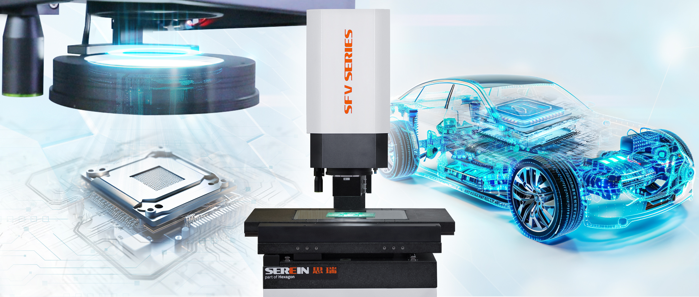 新能源汽車芯片殼蓋尺寸怎么檢？思瑞大視野閃測檢測方案高效搞定!   